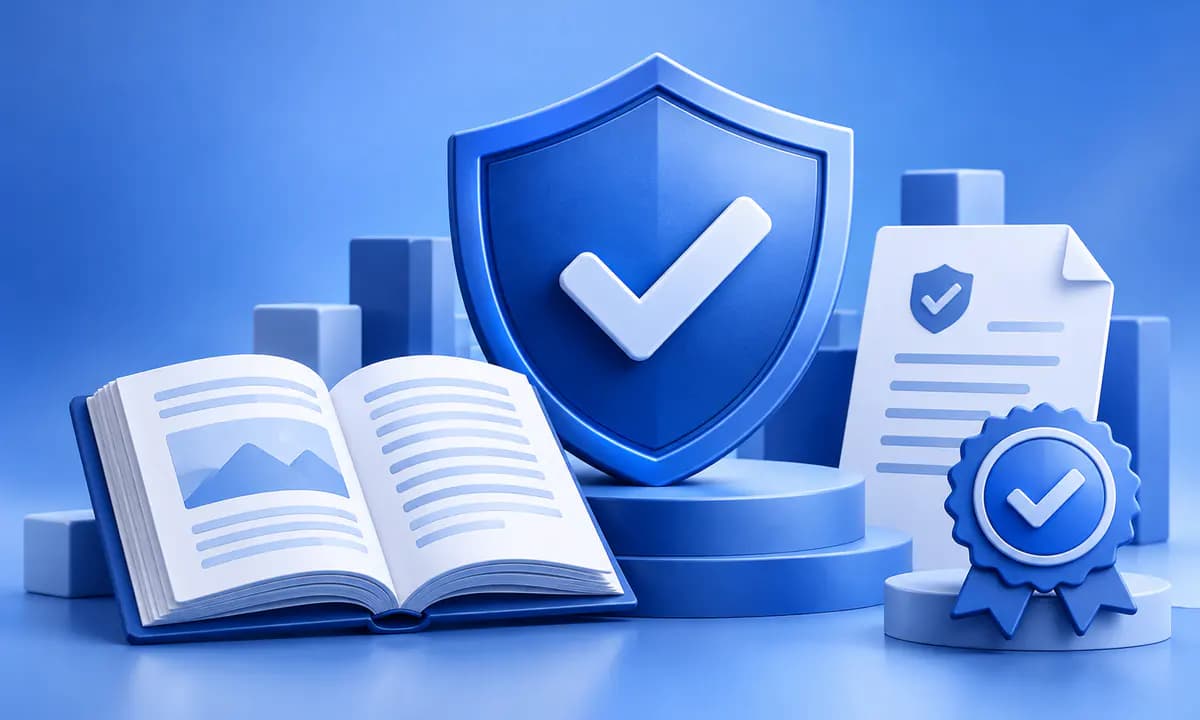 Bouclier de confiance, livre et preuves vérifiées pour illustrer l’expertise.